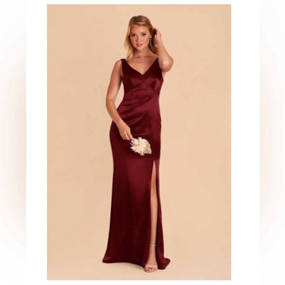 Birdy Grey Burgundy Evening Gown